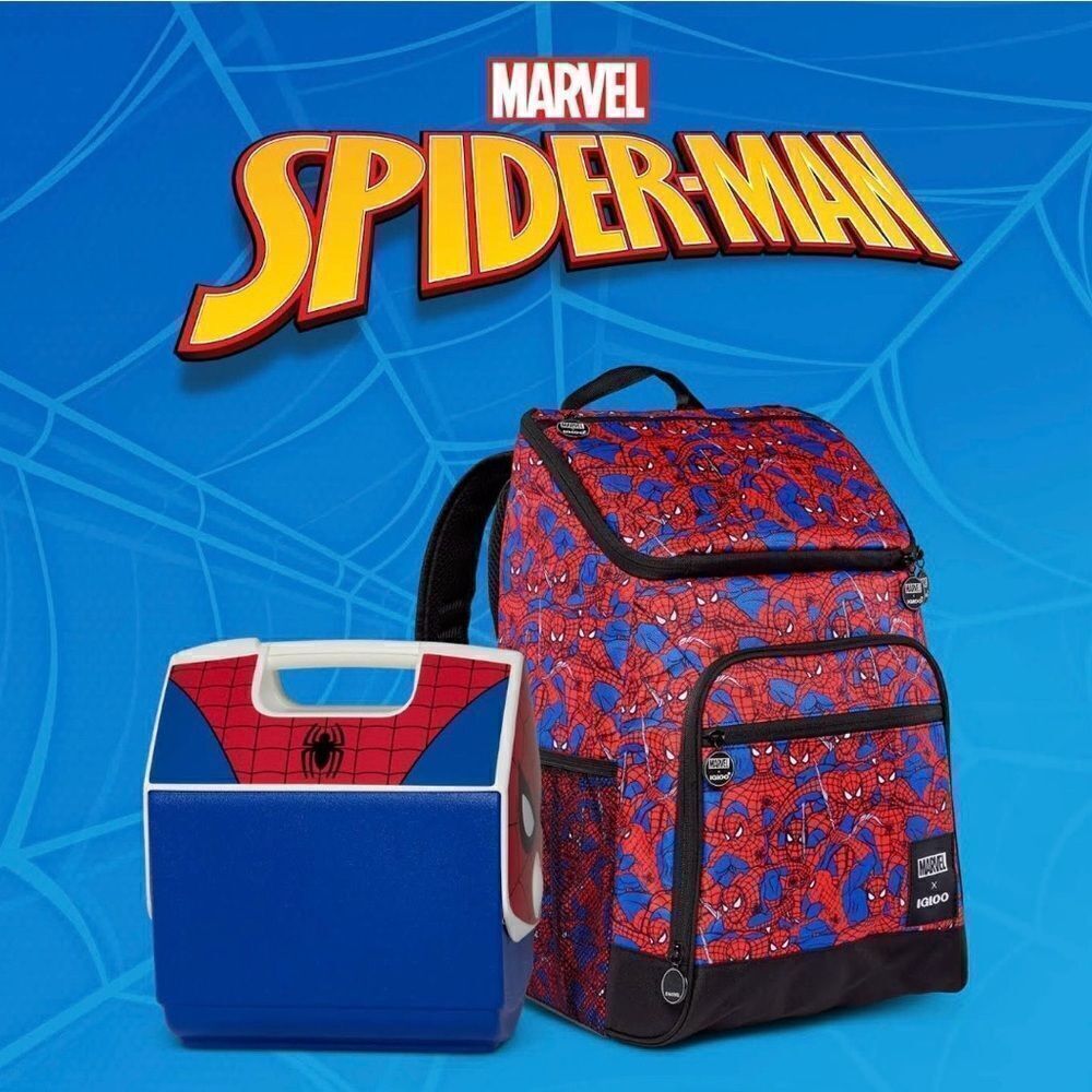 Spider-Man Marvel x Igloo Backpack 28 Cans Capacity Insulated Daypack New